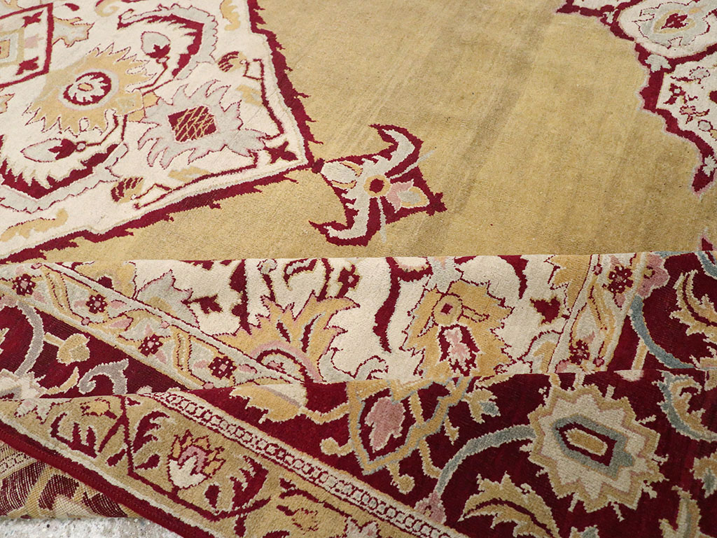 Antique Indian Agra Carpet, No.8125 - Staging