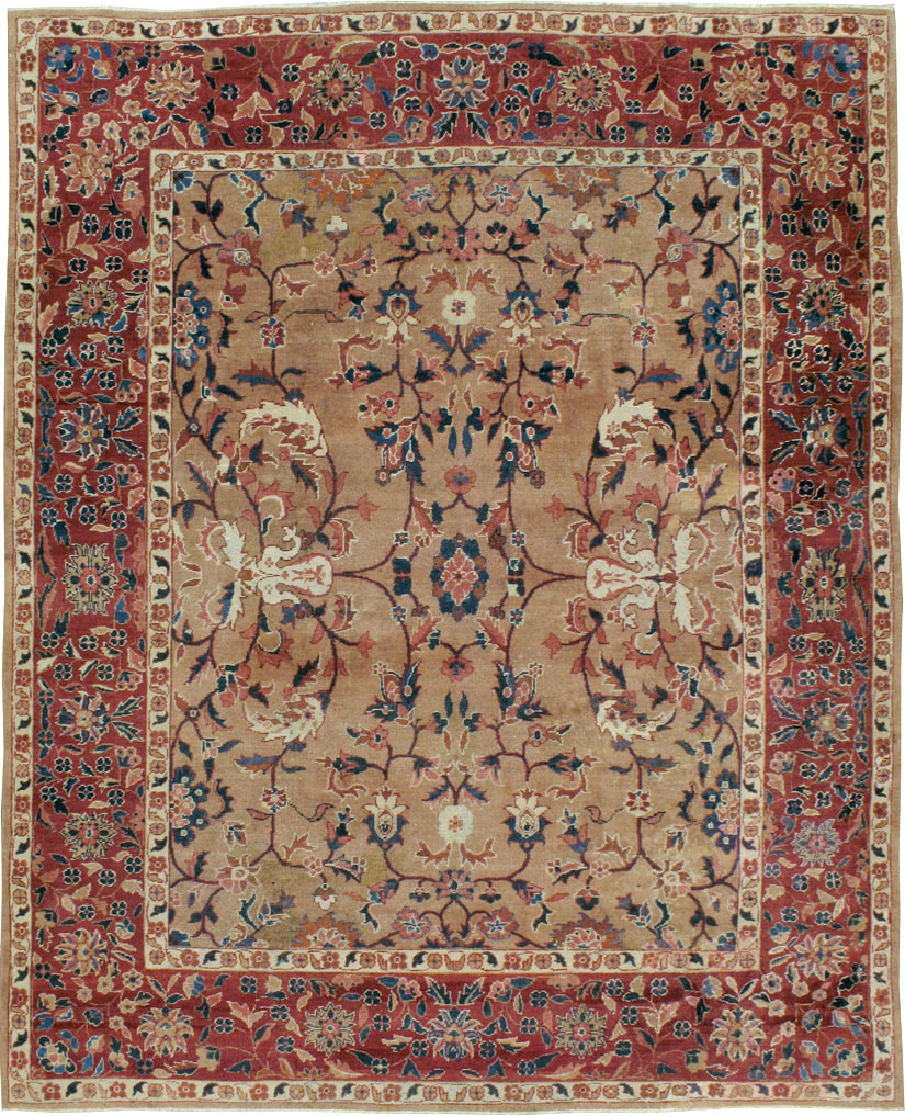 Antique Indian Lahore Carpet, No.8147 - Staging