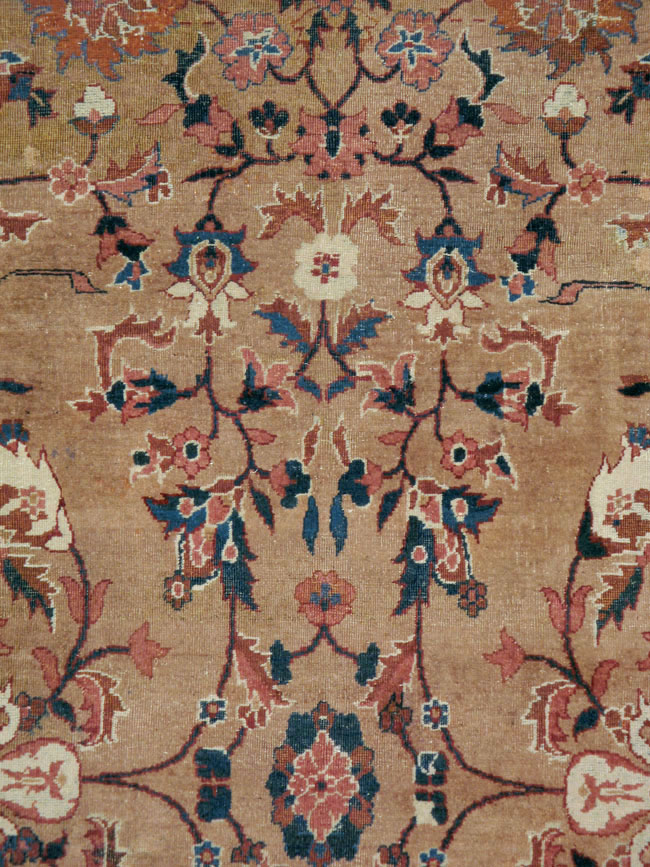Antique Indian Lahore Carpet, No.8147 - Staging