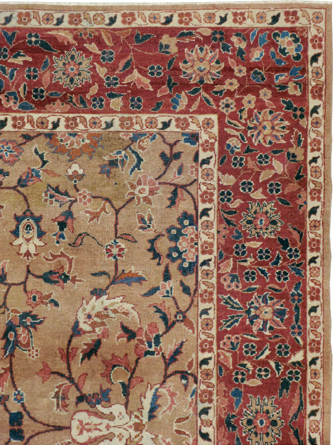 Antique Indian Lahore Carpet, No.8147 - Staging