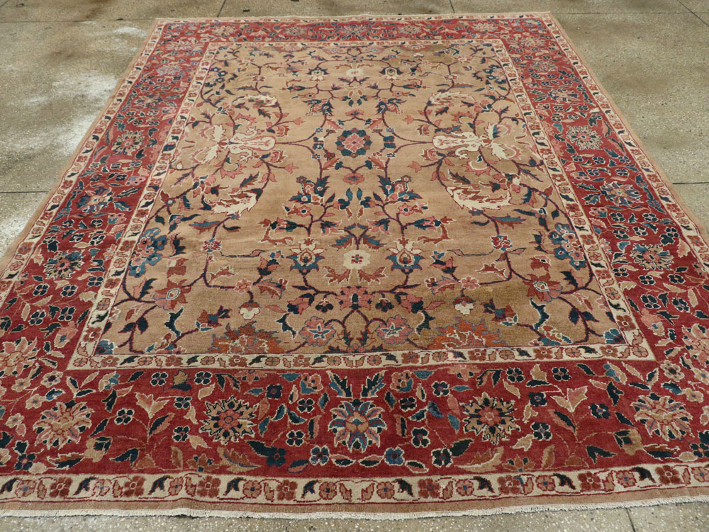 Antique Indian Lahore Carpet, No.8147 - Staging