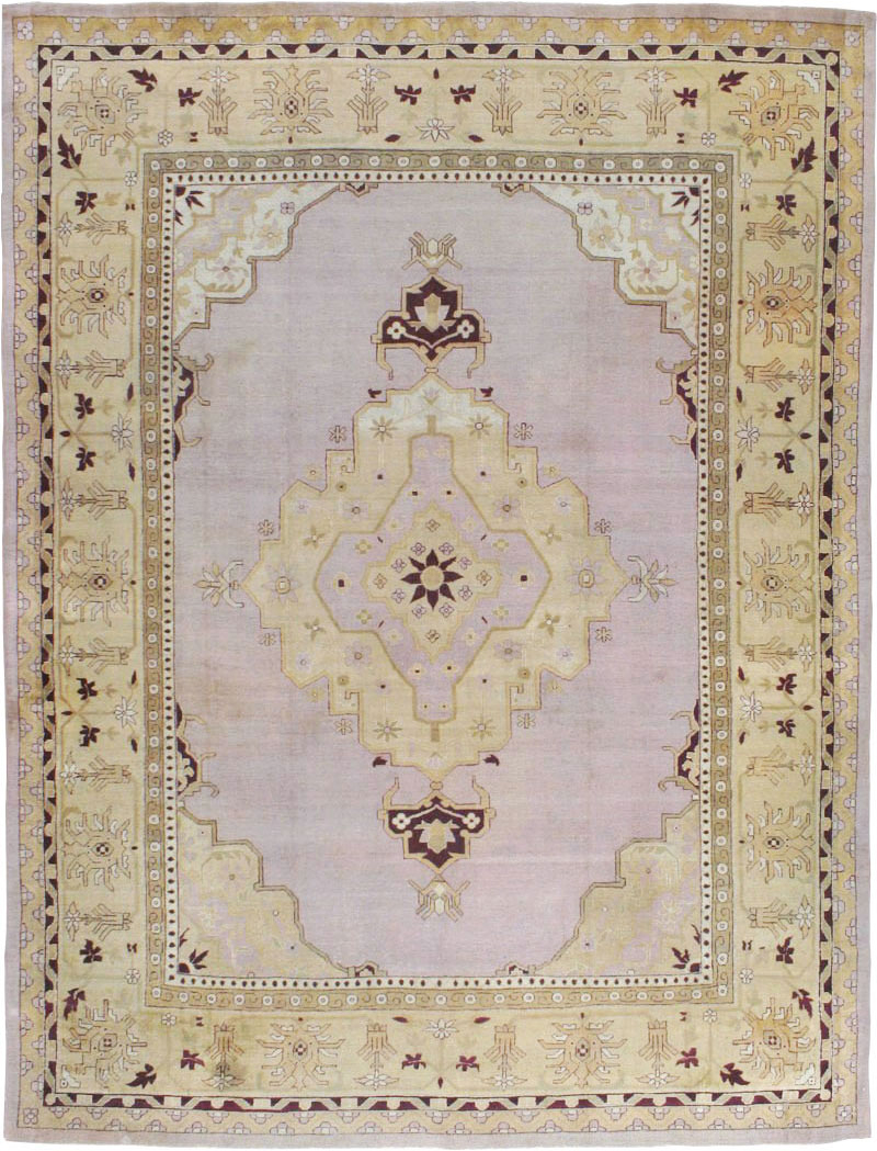 Antique Indian Agra Carpet, No.8152 - Staging