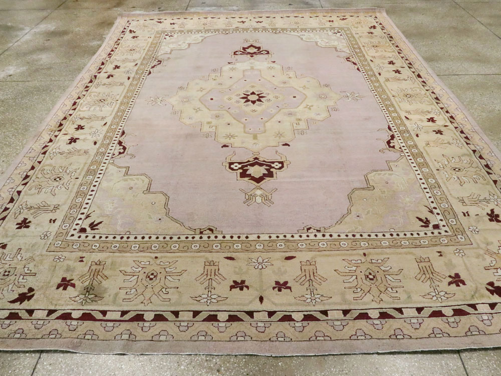 Antique Indian Agra Carpet, No.8152 - Staging