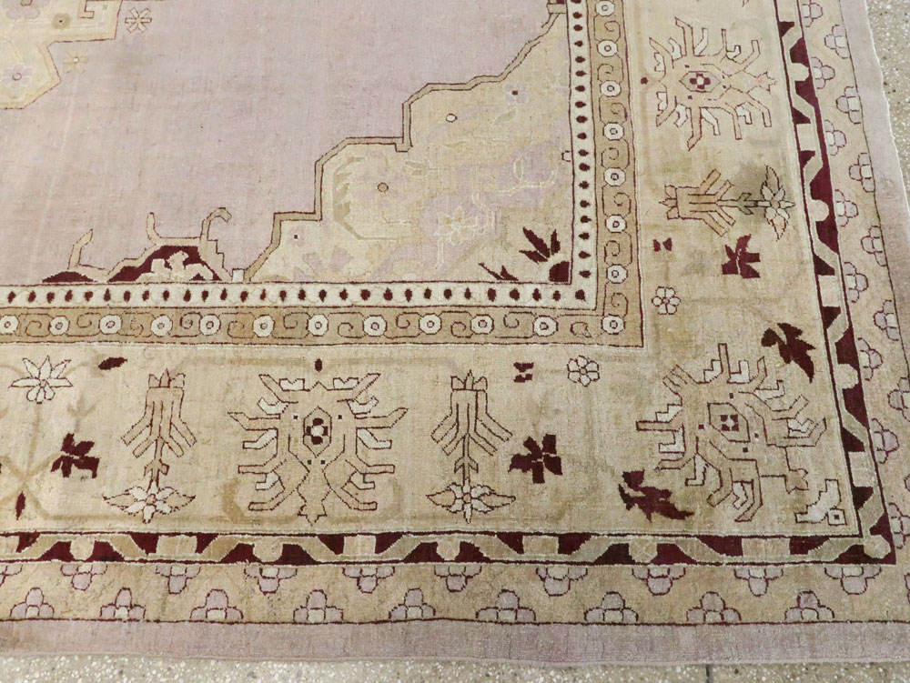 Antique Indian Agra Carpet, No.8152 - Staging