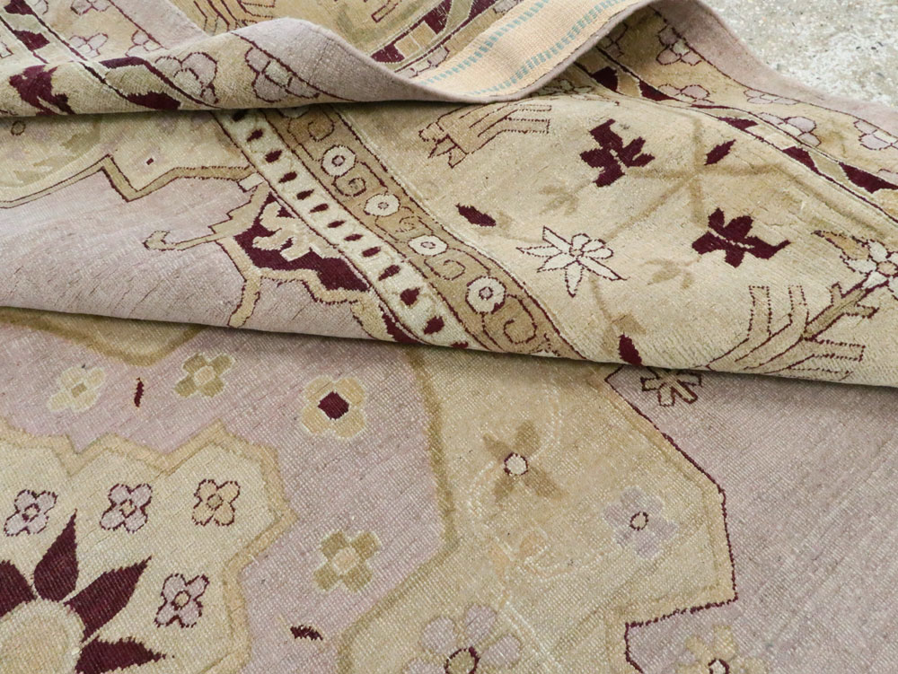 Antique Indian Agra Carpet, No.8152 - Staging