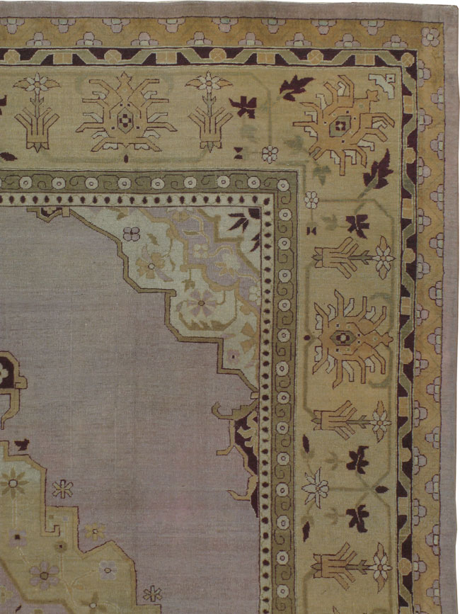Antique Indian Agra Carpet, No.8152 - Staging