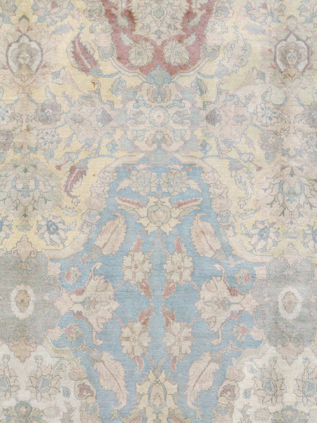 Antique Indian Agra Carpet, No.8183 - Staging