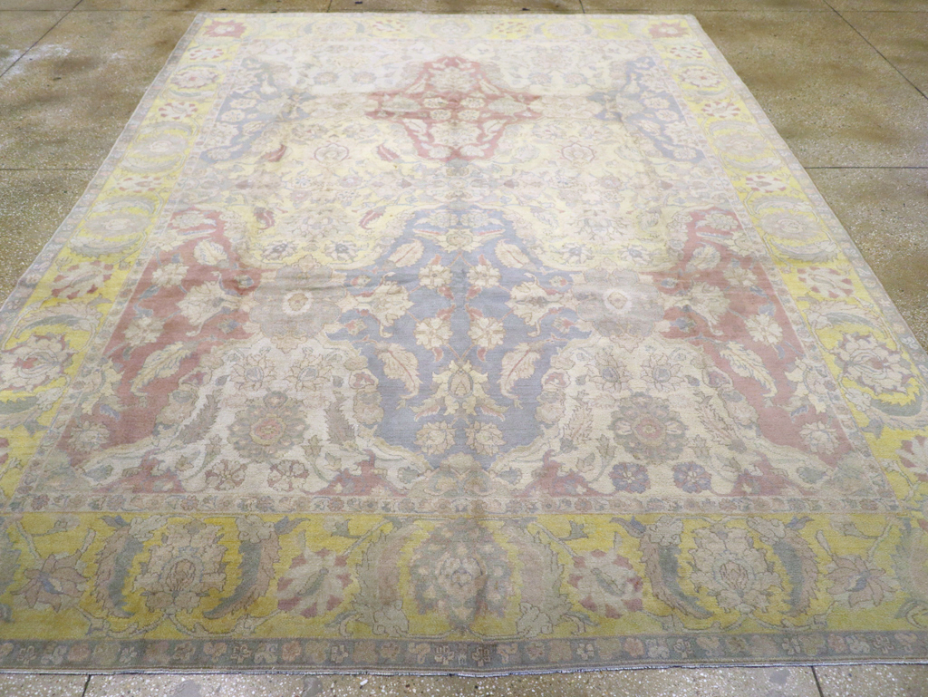 Antique Indian Agra Carpet, No.8183 - Staging