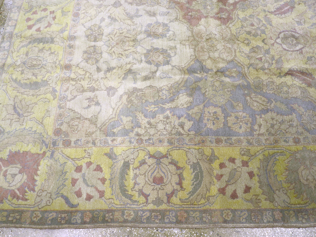 Antique Indian Agra Carpet, No.8183 - Staging