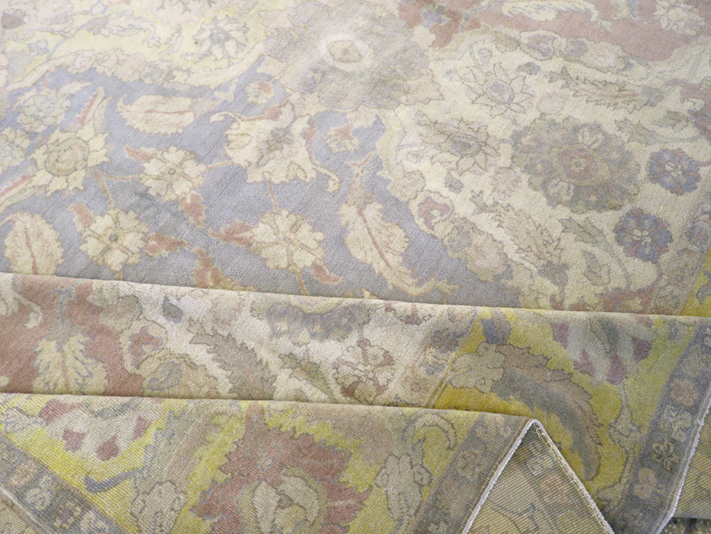 Antique Indian Agra Carpet, No.8183 - Staging