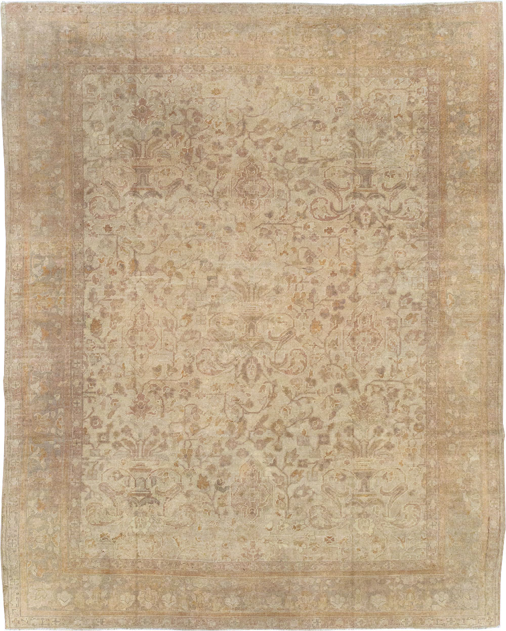 Antique Turkish Sivas Room Size Carpet, No.8193 - Staging