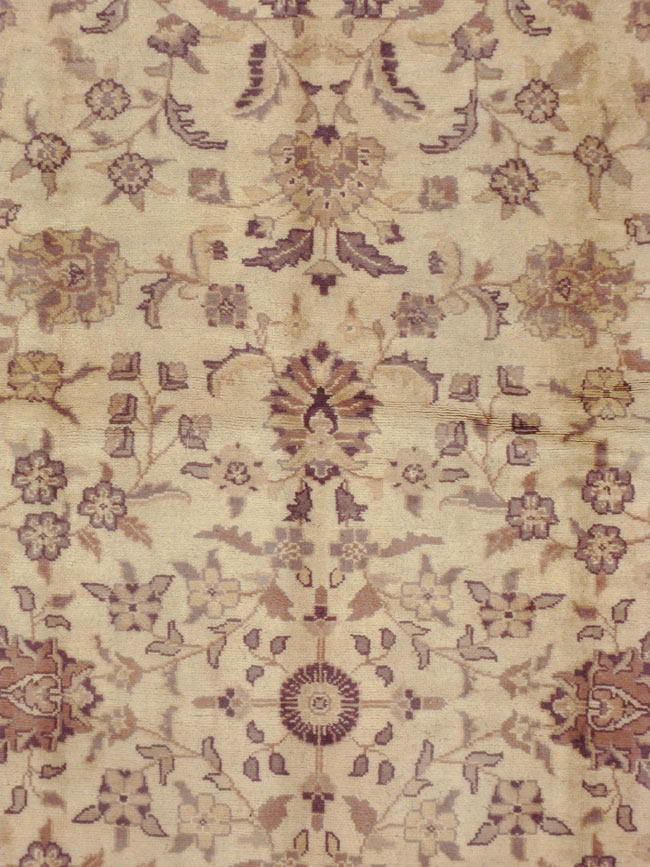 Antique Turkish Oushak Carpet, No.8209 - Staging