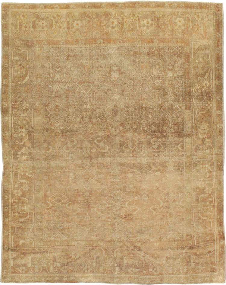 Antique Persian Mahal Rug, No.8238 - Staging