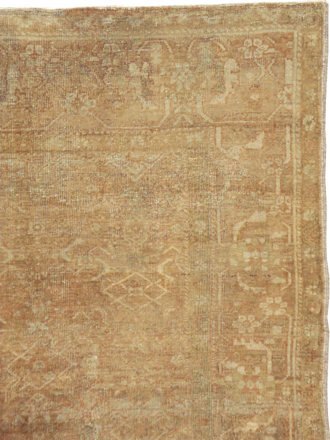 Antique Persian Mahal Rug, No.8238 - Staging