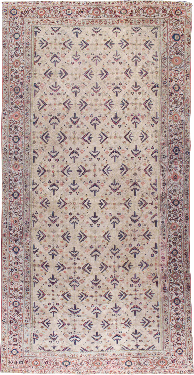 Antique Persian Fereghan Carpet, No.8240 - Staging
