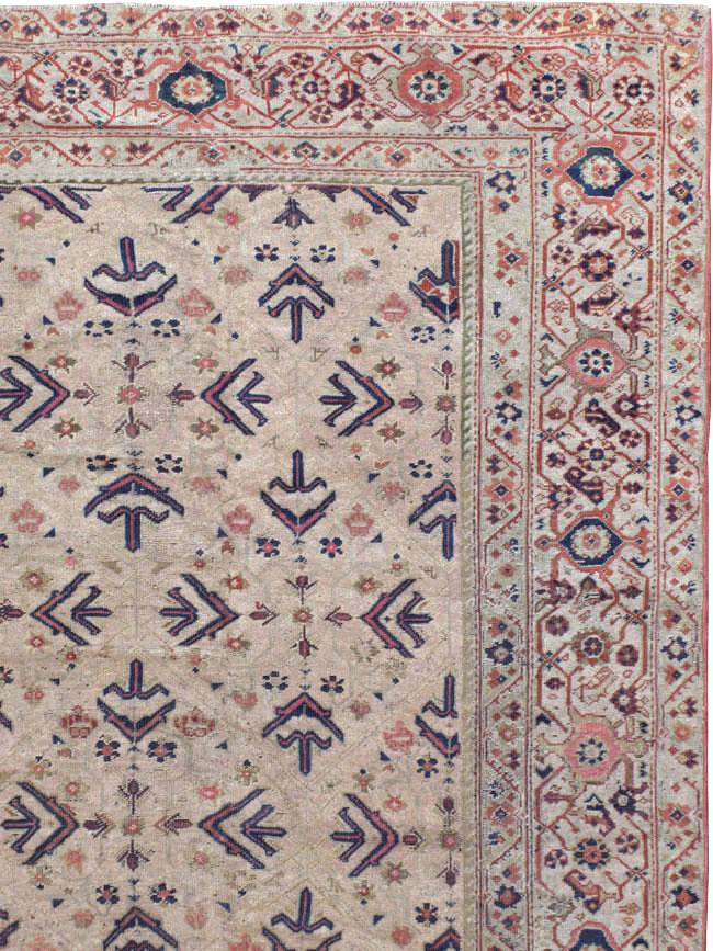 Antique Persian Fereghan Carpet, No.8240 - Staging