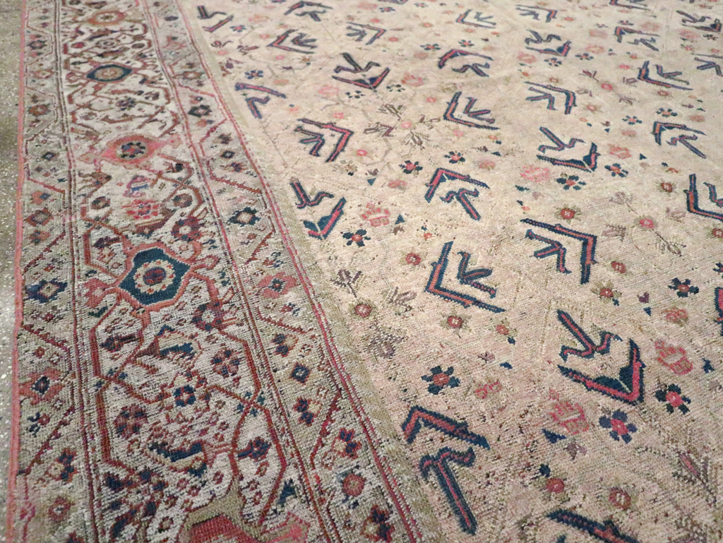 Antique Persian Fereghan Carpet, No.8240 - Staging