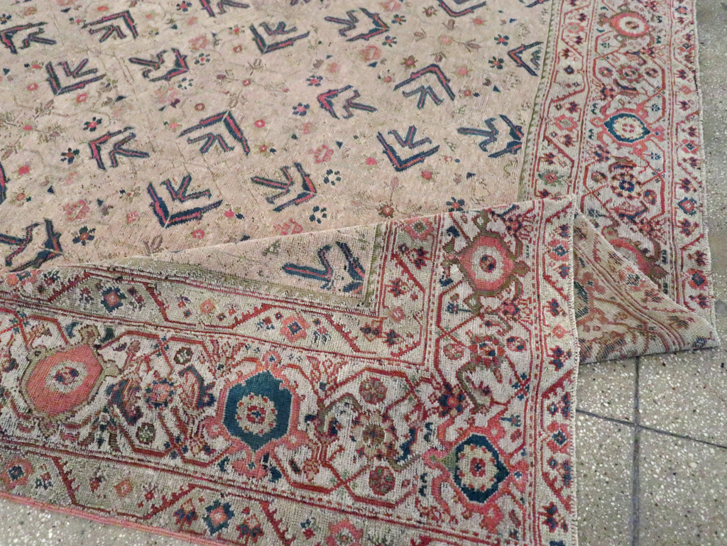 Antique Persian Fereghan Carpet, No.8240 - Staging