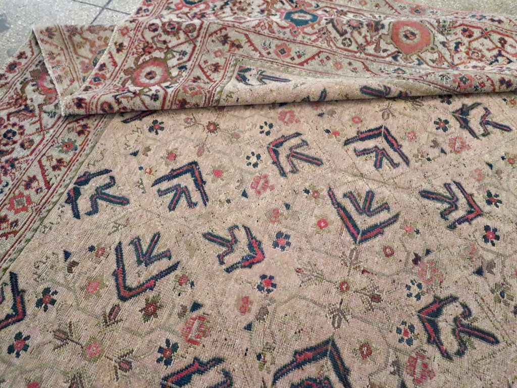 Antique Persian Fereghan Carpet, No.8240 - Staging