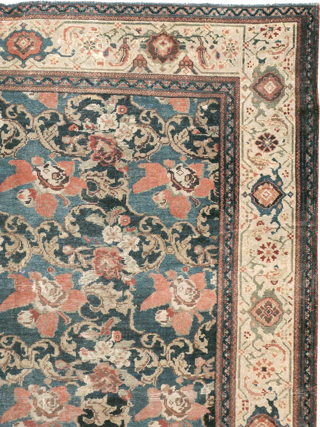 Antique Persian Malayer Gallery Carpet, No.8241 - Staging