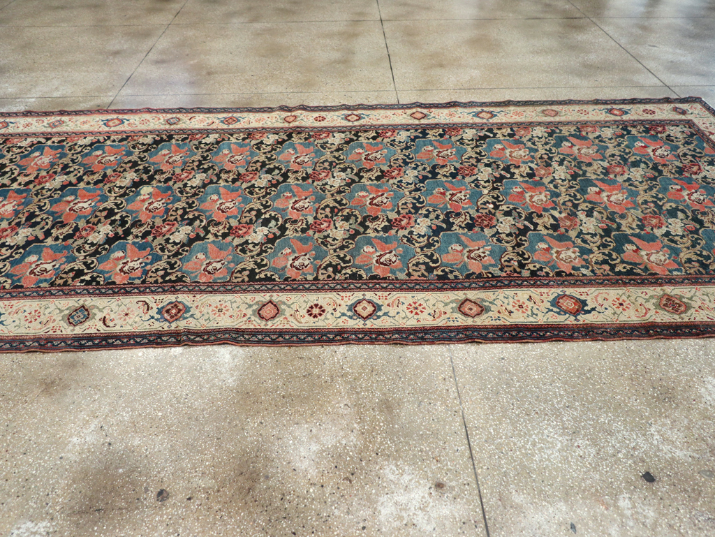 Antique Persian Malayer Gallery Carpet, No.8241 - Staging
