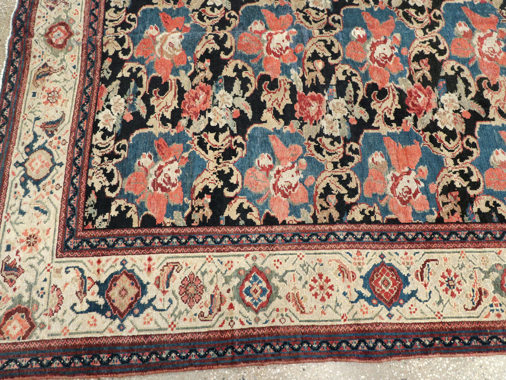 Antique Persian Malayer Gallery Carpet, No.8241 - Staging