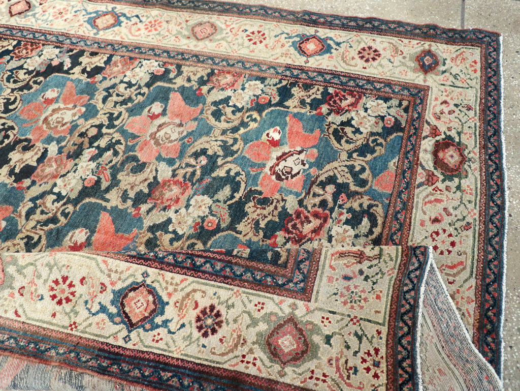 Antique Persian Malayer Gallery Carpet, No.8241 - Staging