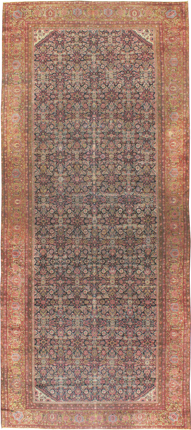 Antique Persian Fereghan Gallery Carpet, No.8248 - Staging