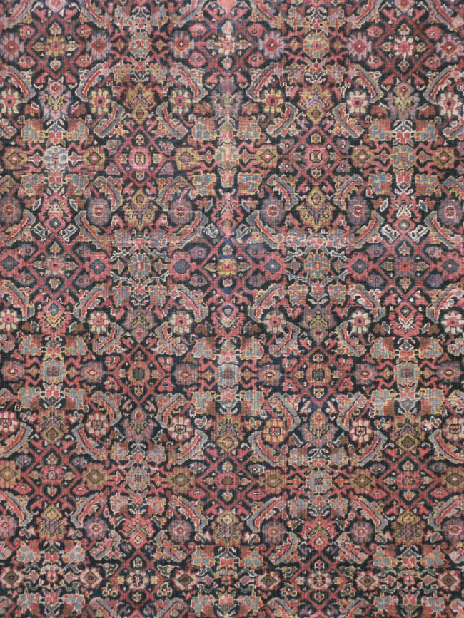 Antique Persian Fereghan Gallery Carpet, No.8248 - Staging