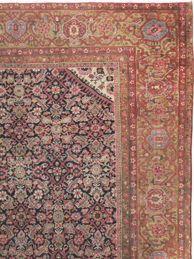 Antique Persian Fereghan Gallery Carpet, No.8248 - Staging