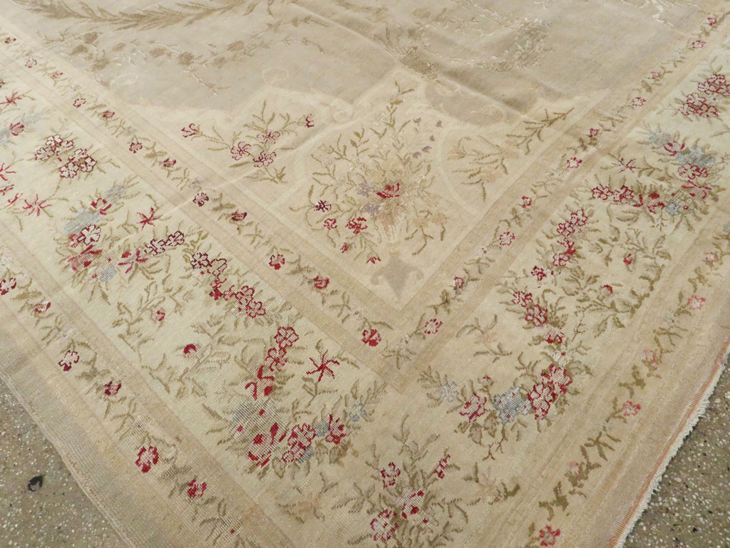 Antique Turkish Herekeh Carpet, No.8269 - Staging