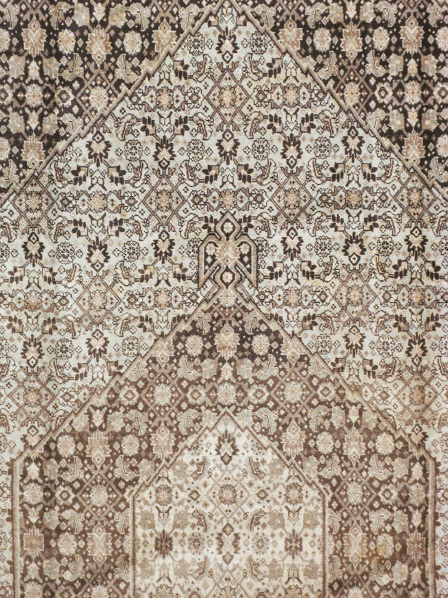 Antique Persian Tabriz Carpet, No.8320 - Staging