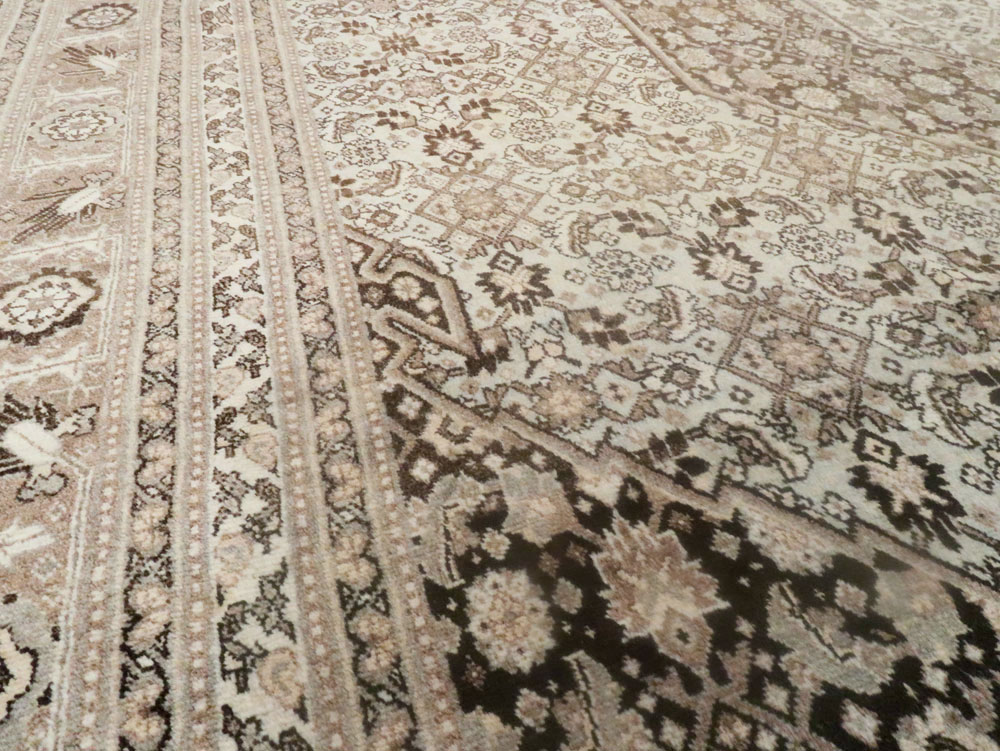 Antique Persian Tabriz Carpet, No.8320 - Staging