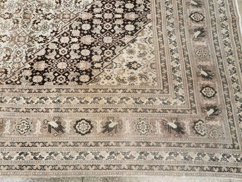 Antique Persian Tabriz Carpet, No.8320 - Staging