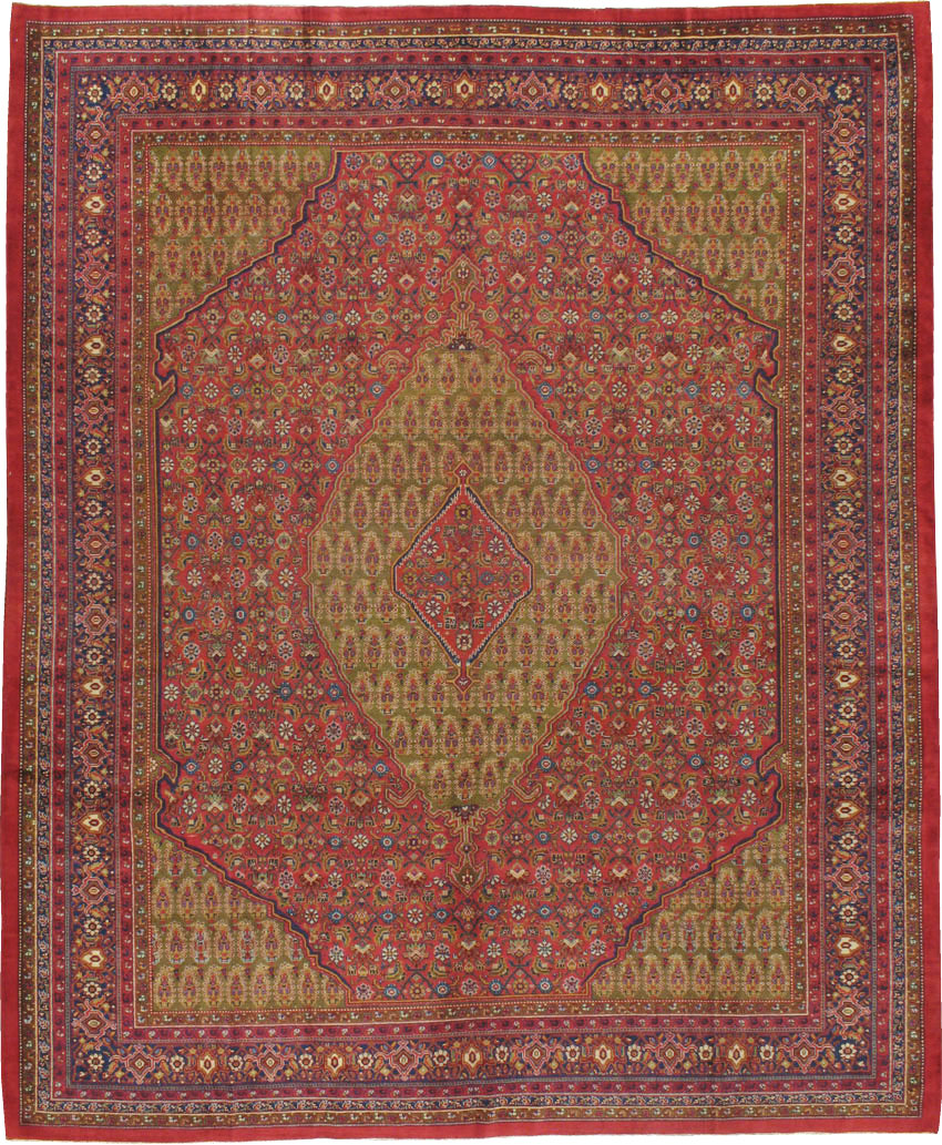 Vintage Turkish Sivas Carpet, No.8339 - Staging