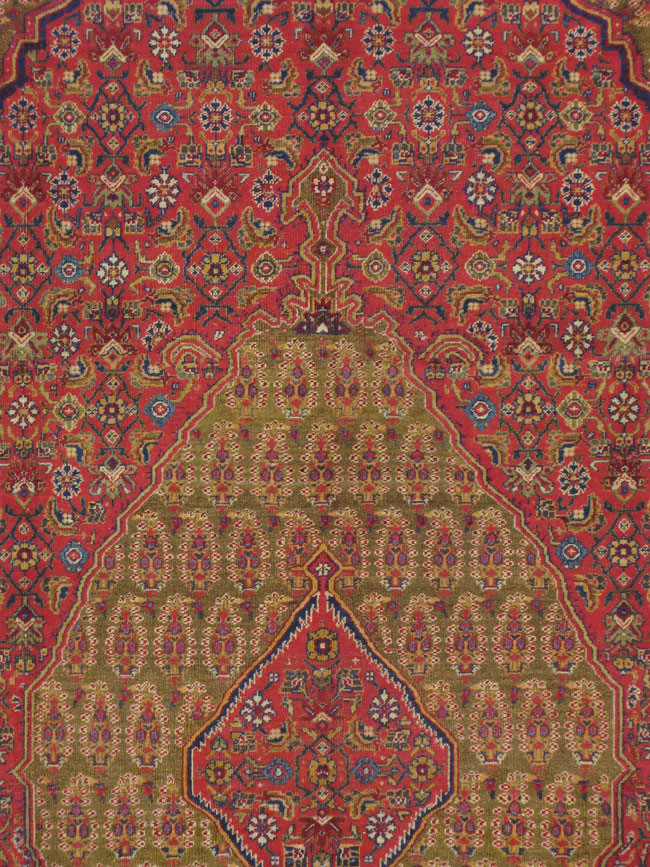 Vintage Turkish Sivas Carpet, No.8339 - Staging