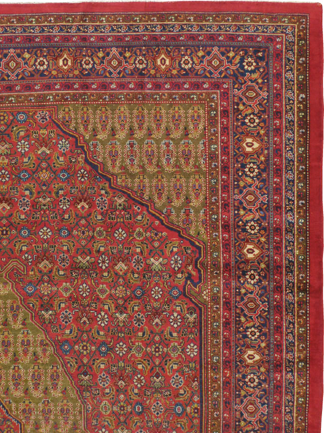 Vintage Turkish Sivas Carpet, No.8339 - Staging