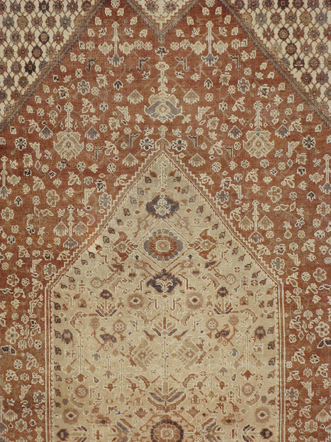 Antique Persian Tabriz Carpet, No.8342 - Staging