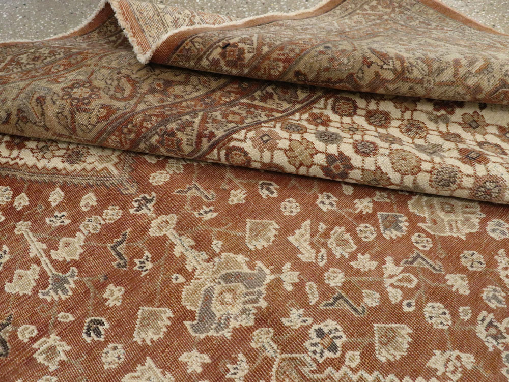 Antique Persian Tabriz Carpet, No.8342 - Staging