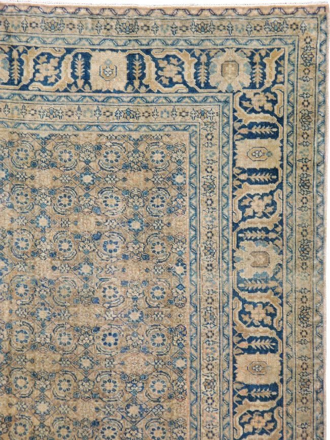 Antique Persian Tabriz Carpet, No.8365 - Staging