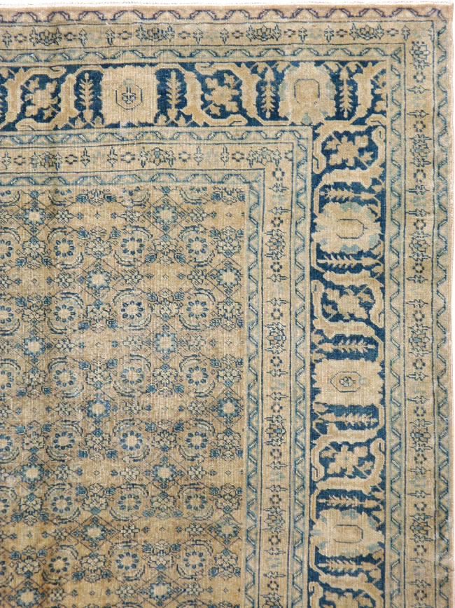 Antique Persian Tabriz Carpet, No.8365 - Staging