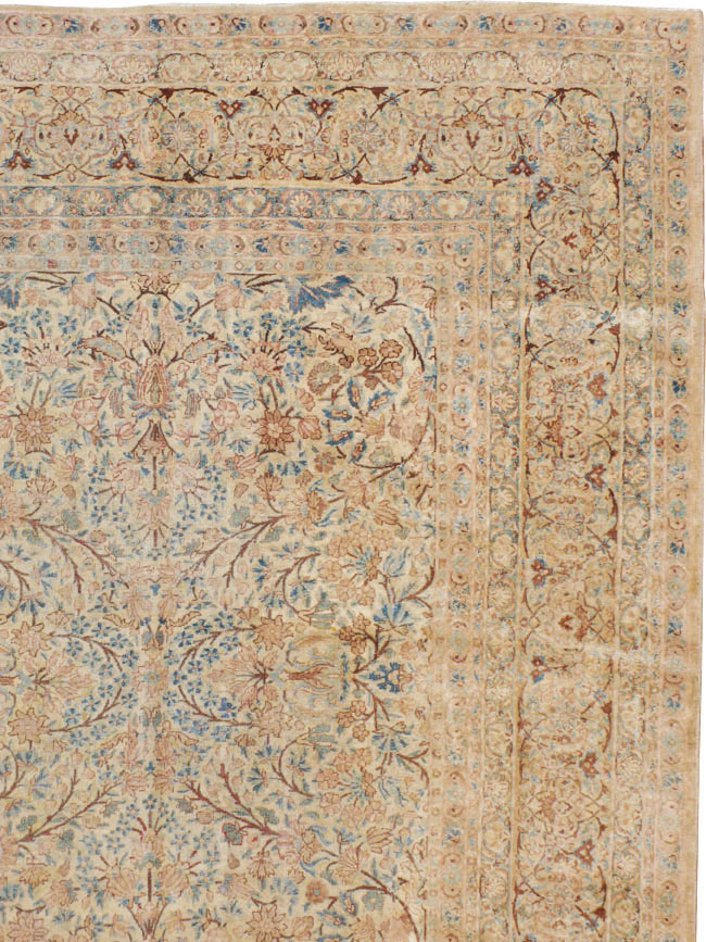 Antique Persian Kerman Carpet, No.8380 - Staging