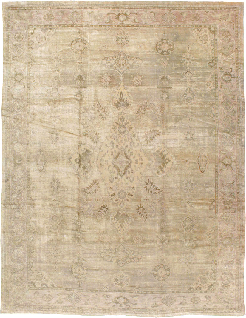 Antique Persian Sultanabad Carpet, No.8383 - Staging