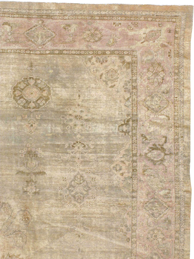 Antique Persian Sultanabad Carpet, No.8383 - Staging