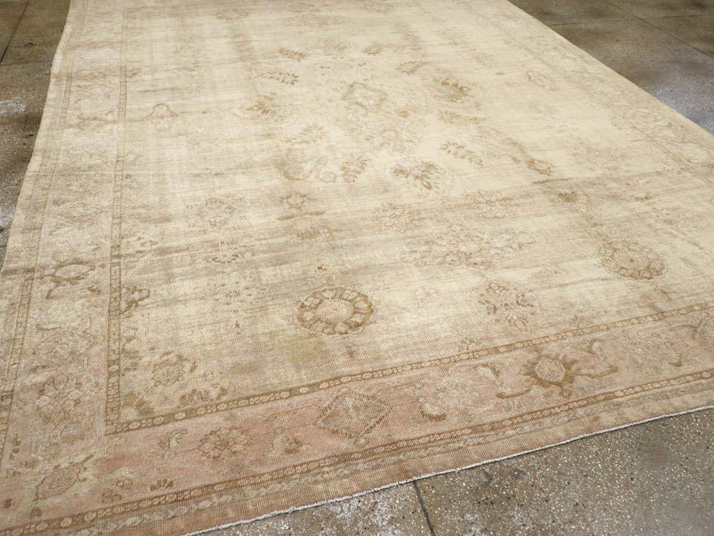 Antique Persian Sultanabad Carpet, No.8383 - Staging