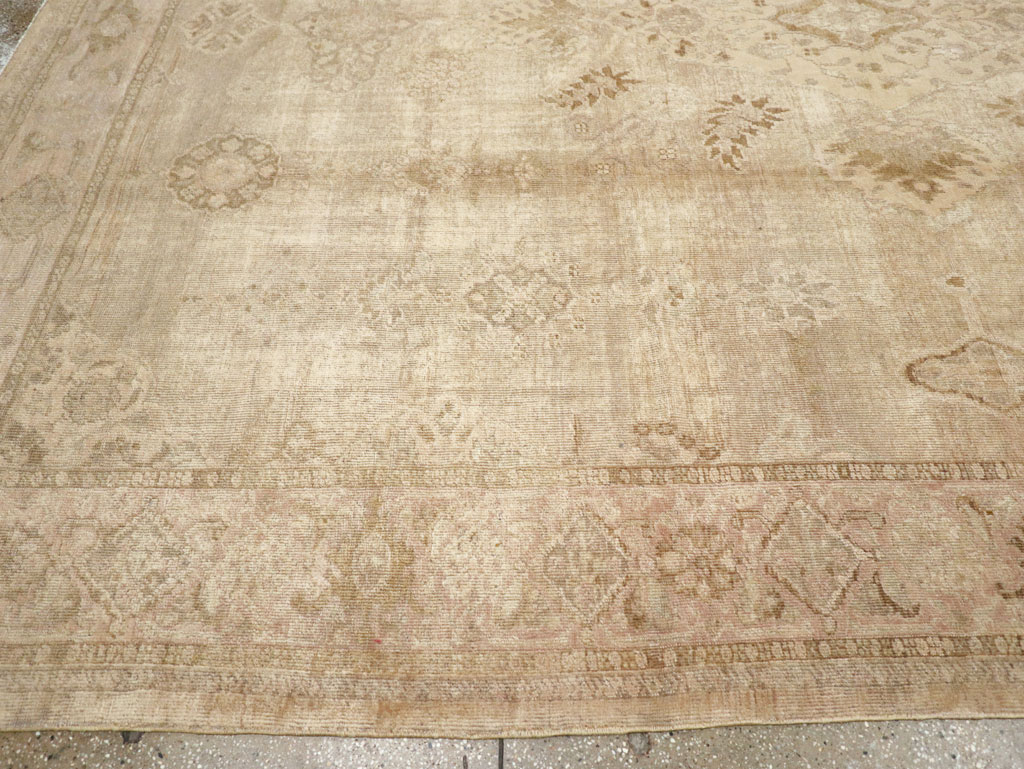 Antique Persian Sultanabad Carpet, No.8383 - Staging