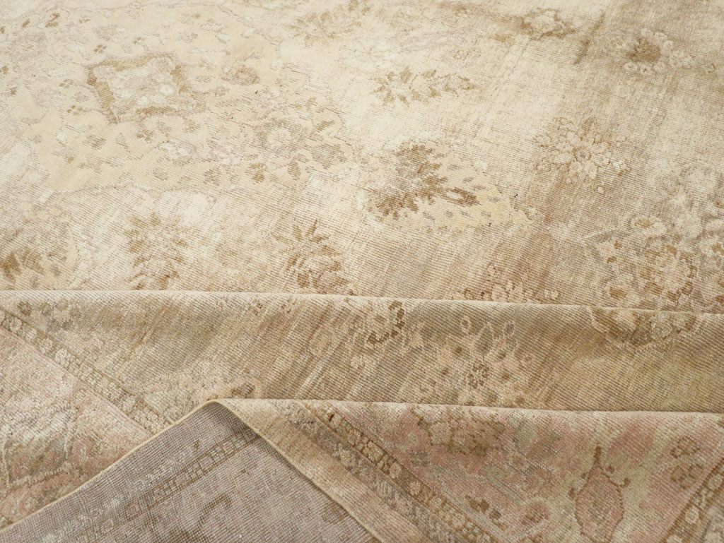 Antique Persian Sultanabad Carpet, No.8383 - Staging