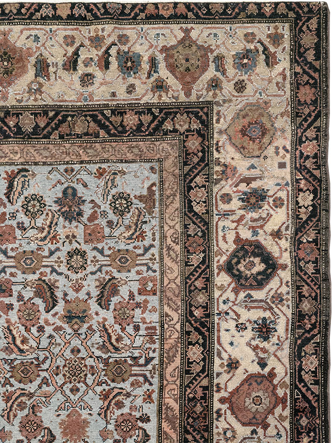 Antique Persian Malayer Gallery Carpet, No.8389 - Staging