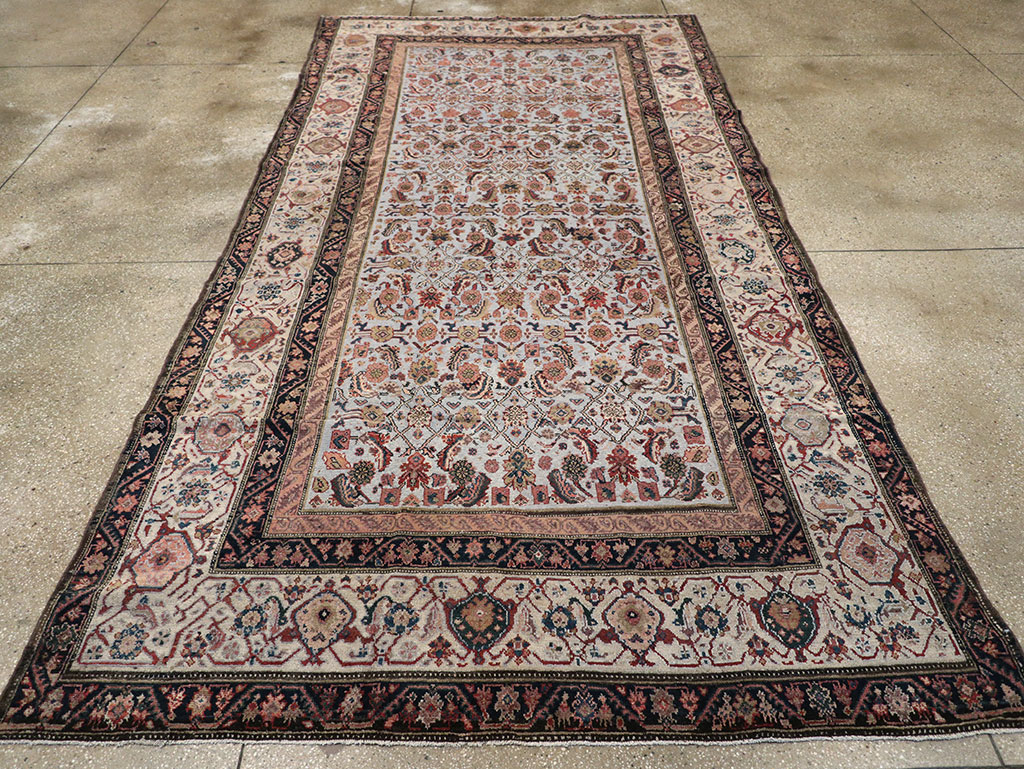Antique Persian Malayer Gallery Carpet, No.8389 - Staging