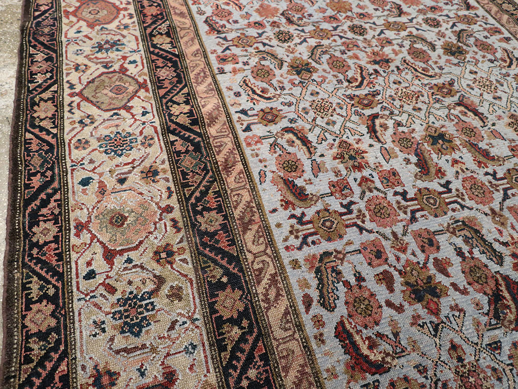 Antique Persian Malayer Gallery Carpet, No.8389 - Staging